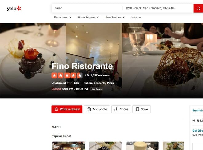 Impact of Yelp Reviews on Restaurant Revenue and Demand
