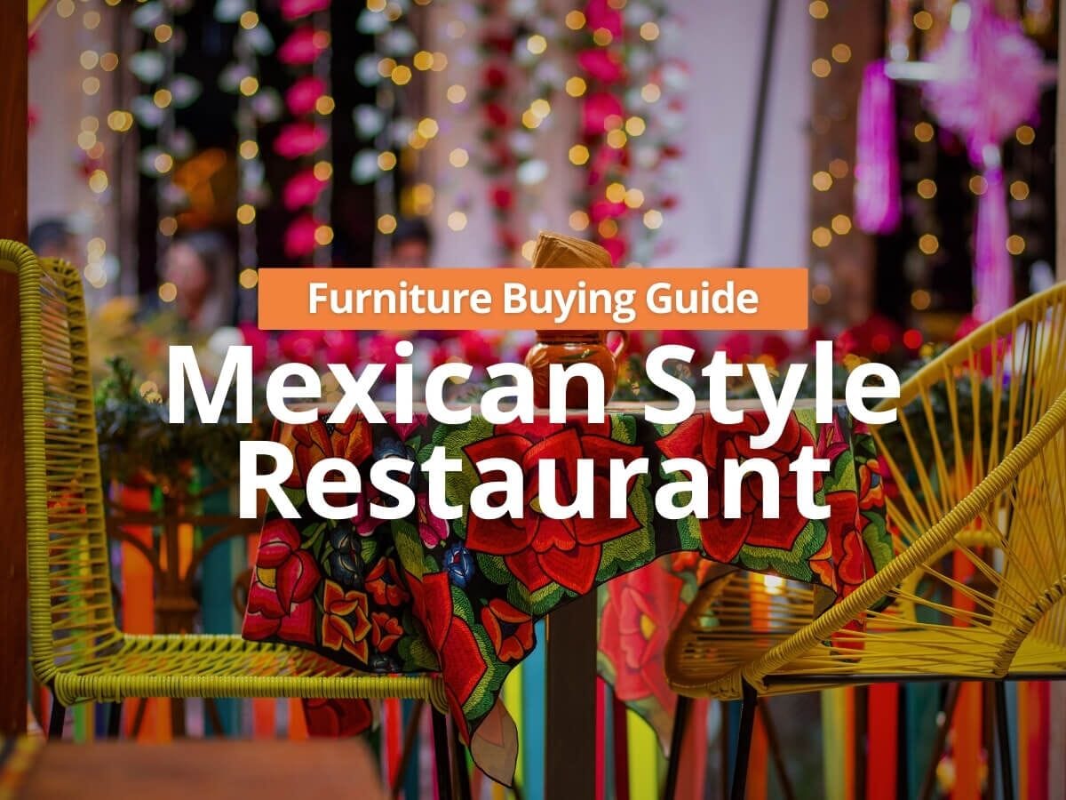 Mexican-style restaurant dining room with warm wood tables, upholstered booths, and ambient lighting