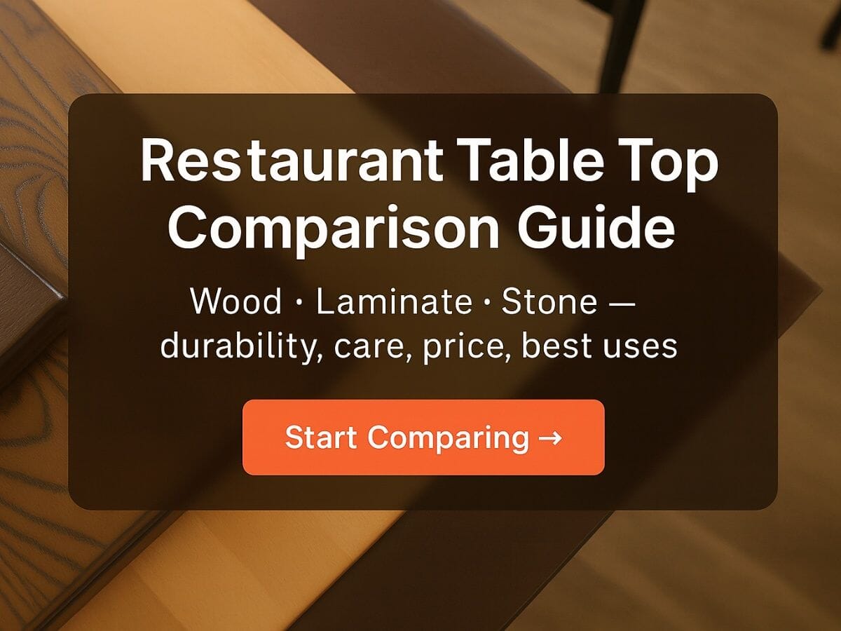 Top 6 of Wood Choice For Restaurant Table Tops
