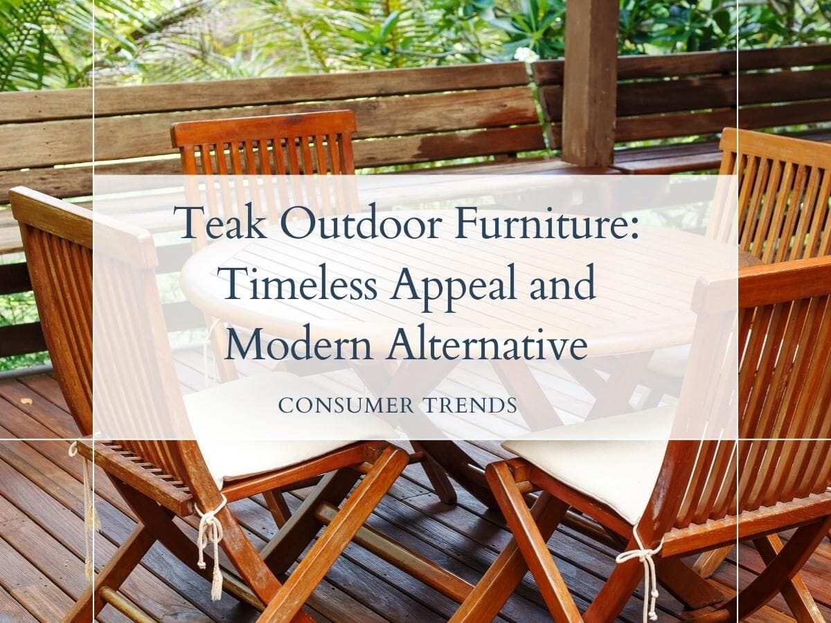 sustainable alternative to teak patio furniture