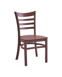 Java Ladderback Indoor/Outdoor Stackable Restaurant Chair