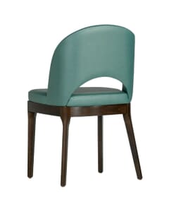 Lily Modern Beechwood Chair in Brown Finish