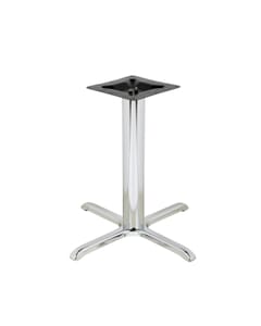 Commercial Stainless Steel Chrome Table Base (5" x 22”)