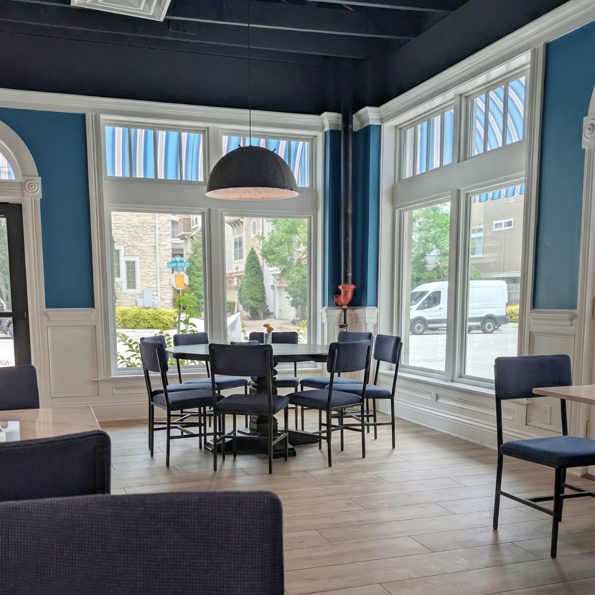 Eden Fully Upholstered Metal Restaurant Chair