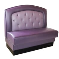 Round Back Tufted Booth