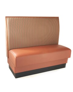 Basic Style Wood and Upholstered Restaurant Booth