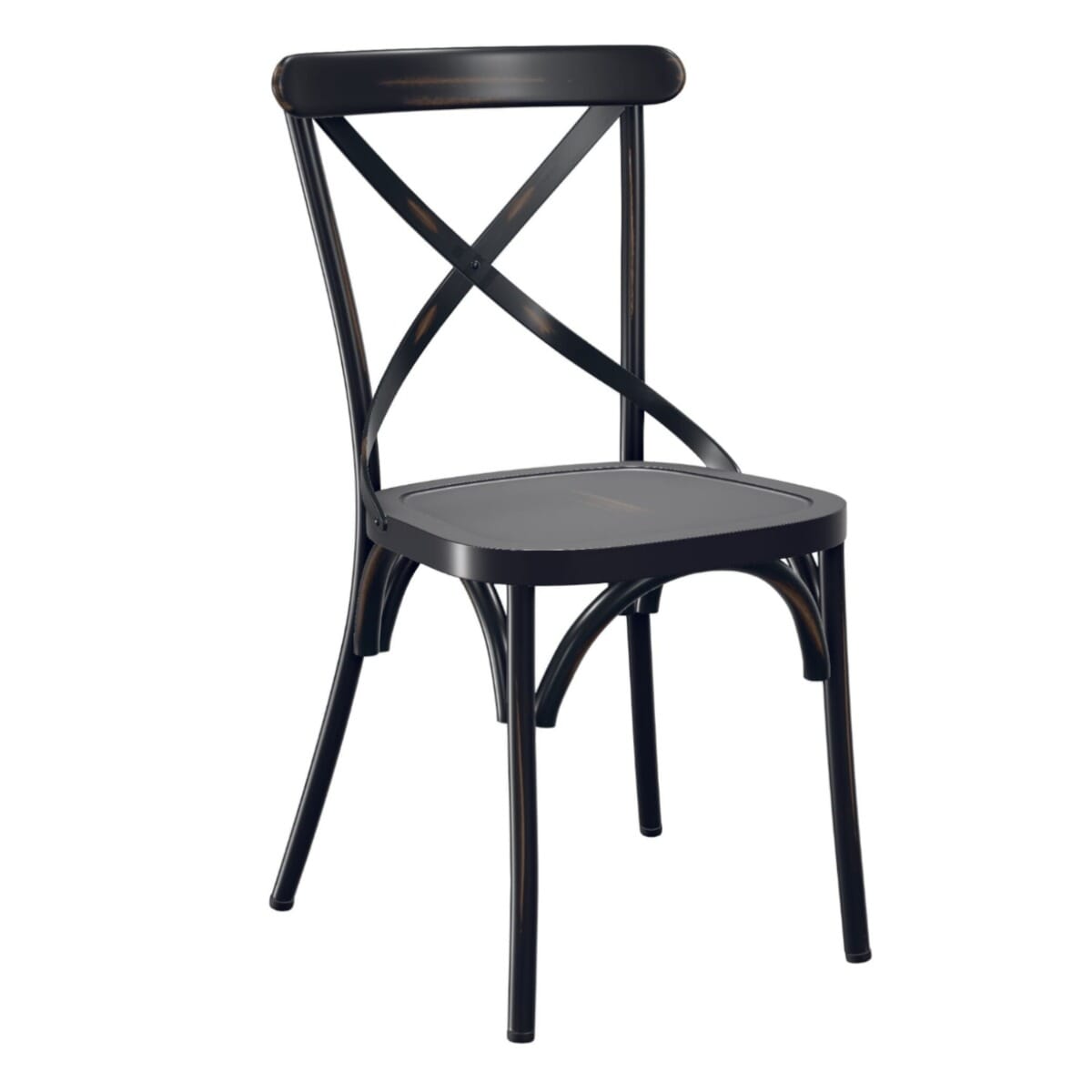 Black best sale crossback chair