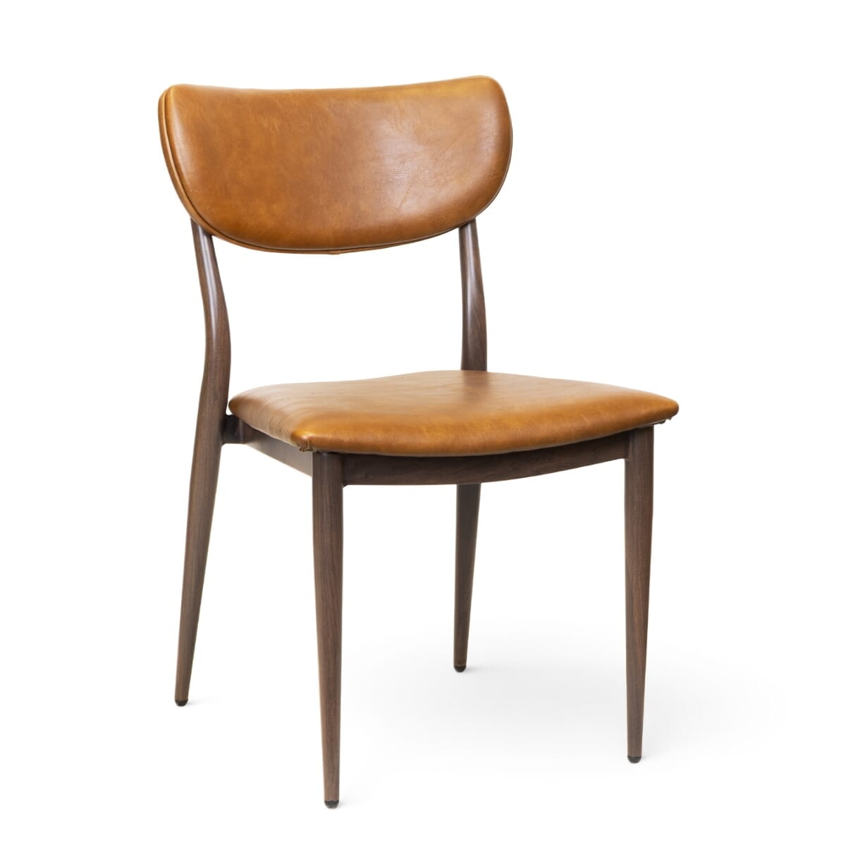 Custom Walnut Steelgrain Restaurant Dining Chair