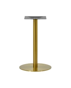 Contemporary Commercial Gold Powder Coated Round Table Base (18)”