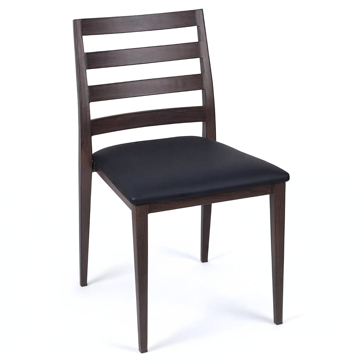 Walnut Steelgrain Ladderback Restaurant Chair
