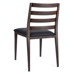 Stackable Walnut Steelgrain Ladderback Restaurant Chair
