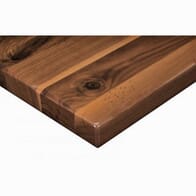 Solid Walnut Rustic Plank Table Top