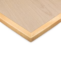 Custom Commercial Laminate Table Top with Red Oak Edge