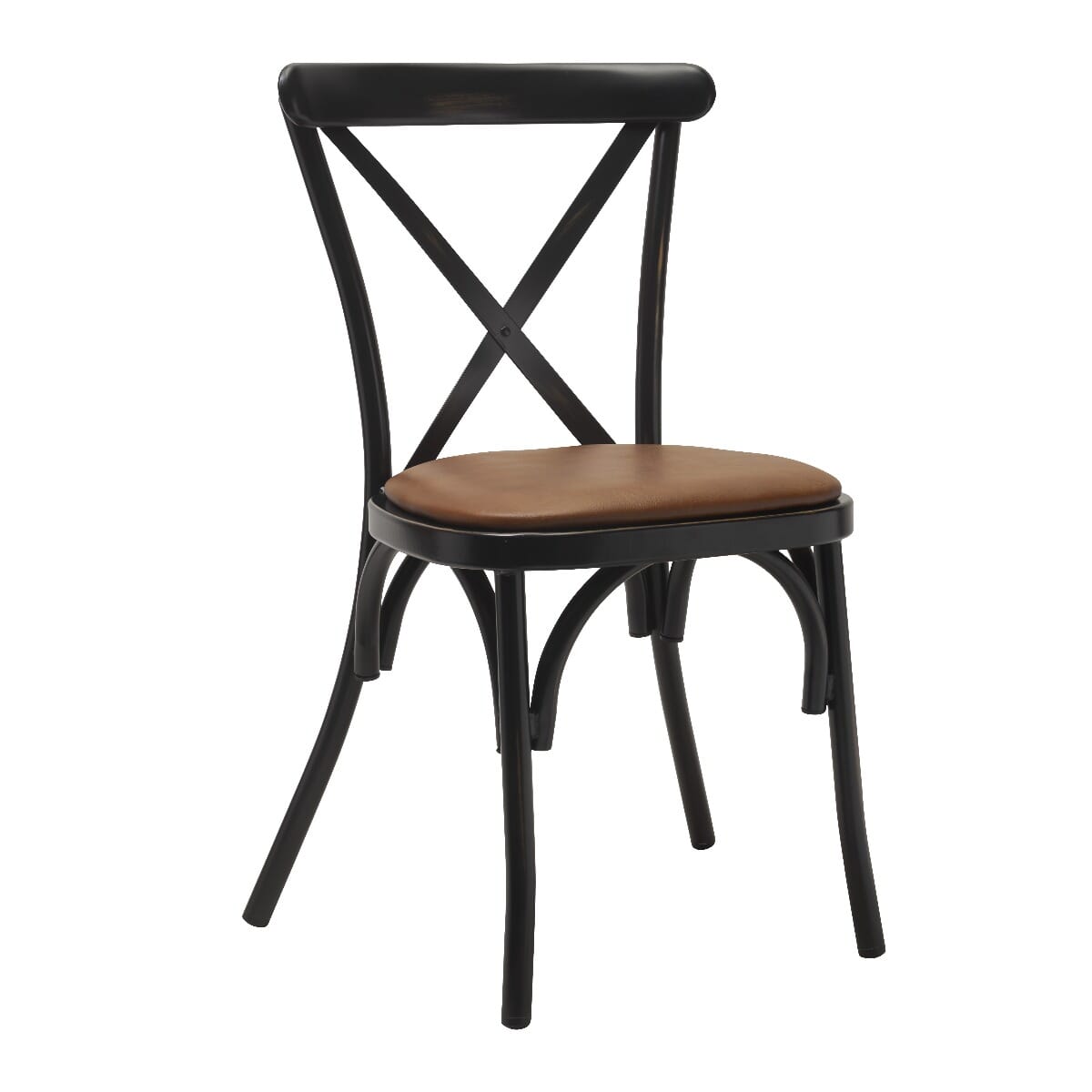 Black metal bistro online chairs