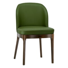 Grace Modern Wood Restaurant Chair in Brown Finish