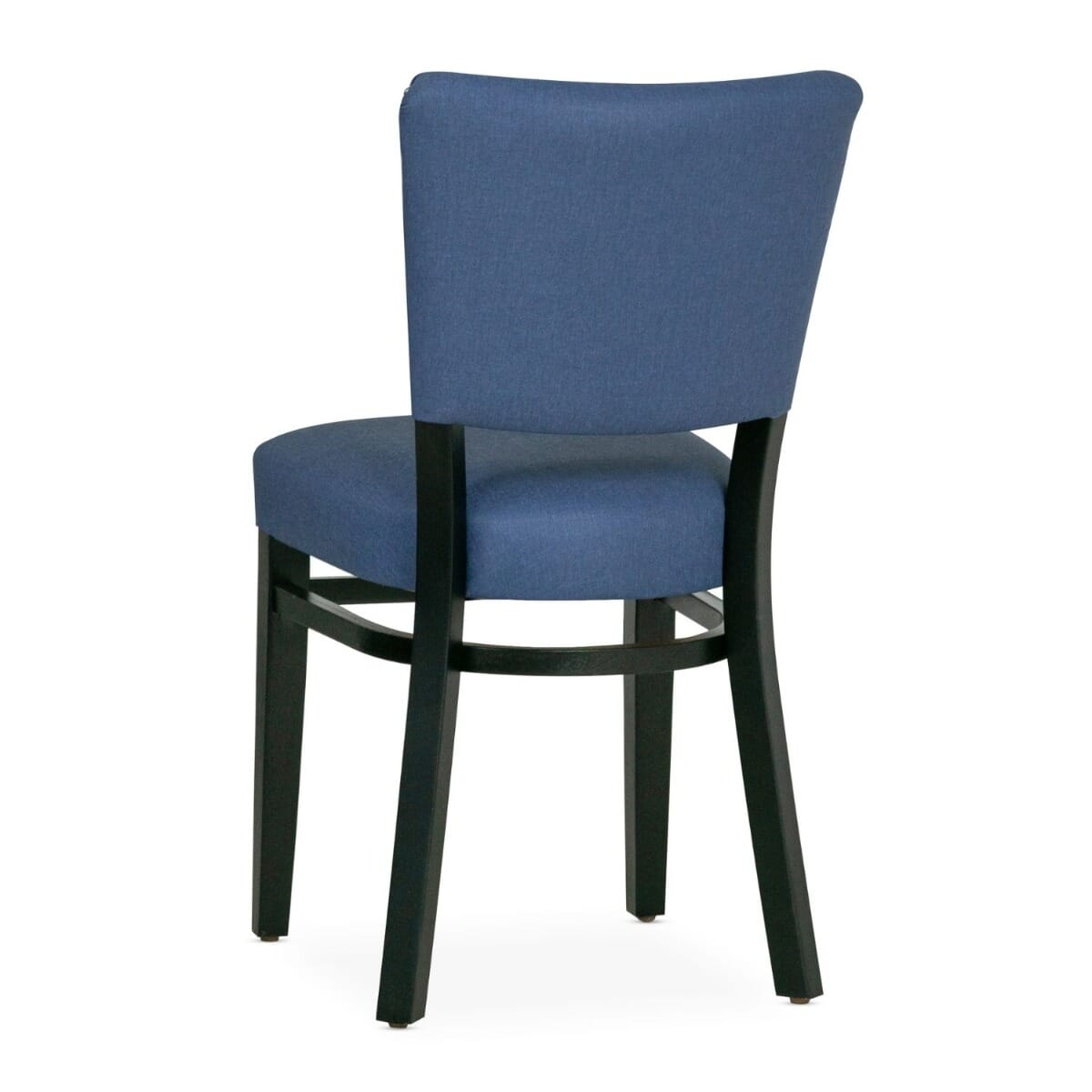 Fully Upholstered Black Beech Wood Bennett Restaurant Chair