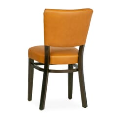Fully Upholstered Beech Wood Bennett Restaurant Chair with Custom Vinyl