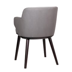 Valora Fully Upholstered Walnut Beechwood Restaurant Armchair