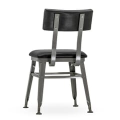 Fully Upholstered Industrial Steel Restaurant Chair