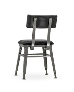 Fully Upholstered Steel Frame Restaurant Chair