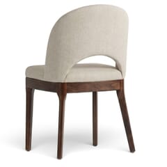 Lily Modern Wood Restaurant Chair in Walnut Finish