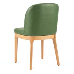 Grace Modern Channel Wood Restaurant Chair in Natural Finish