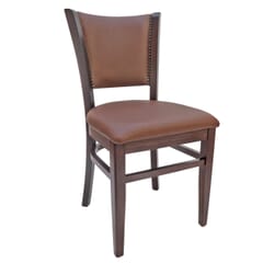 Fully Upholstered Nailhead Trim Side Restaurant Chair