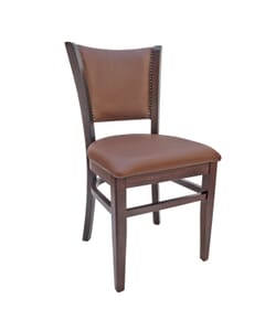 Fully Upholstered Nailhead Trim Side Restaurant Chair
