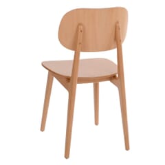Lola European Beech Wood Restaurant Chair in Natural