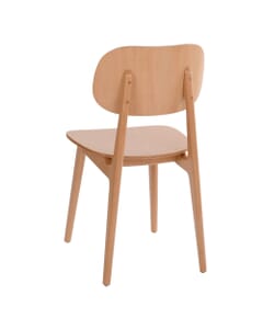 Lola Beech Wood Commercial Chair in Natural