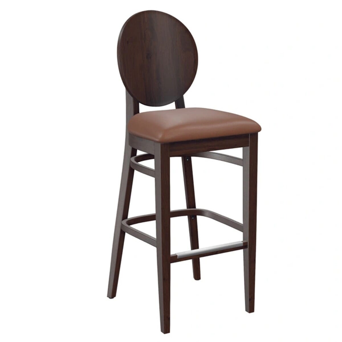Round wooden cheap bar stools