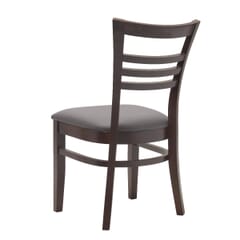 Solid Wood Olson Ladder Back Commercial Dining Chair in Espresso