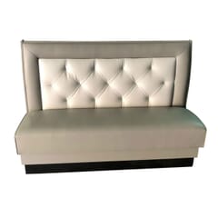 Square Back Style Tufted Restaurant Booth