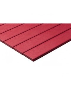 Red Synthetic Teak Wood Outdoor Restaurant Table Top