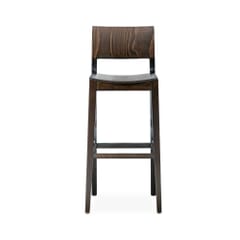 Solid Wood Madison Commercial Bar Stool in Walnut