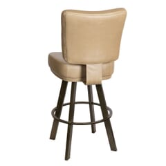 Thayer Custom Restaurant Bucket Bar Stool with Rust Steel Base