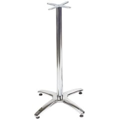 Four Prong  Table Base in Chrome
