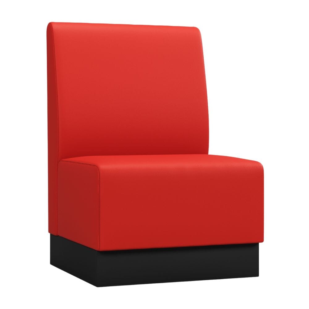 Custom Hannah Modular Restaurant Booth - 1 Seater