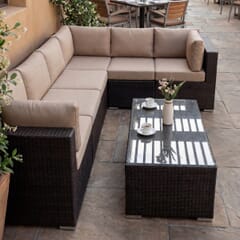 Siena Outdoor Wicker Lounge Modular Set