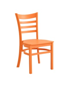 Mango Stackable Ladderback Indoor/Outdoor Restaurant Chair  