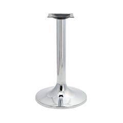 Round Tulip Style Table Base in Chrome 