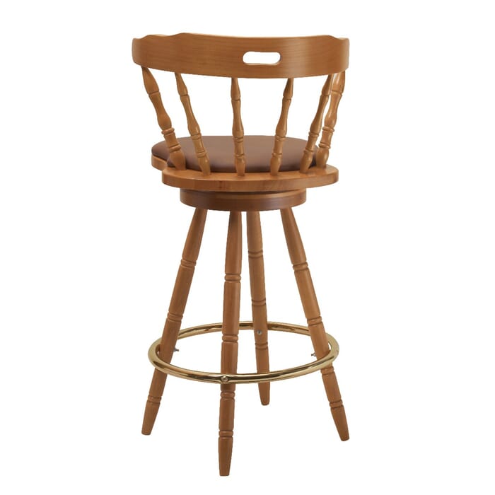 Captain S Mate Swivel Bar Stool In, Colonial Style Wooden Bar Stools