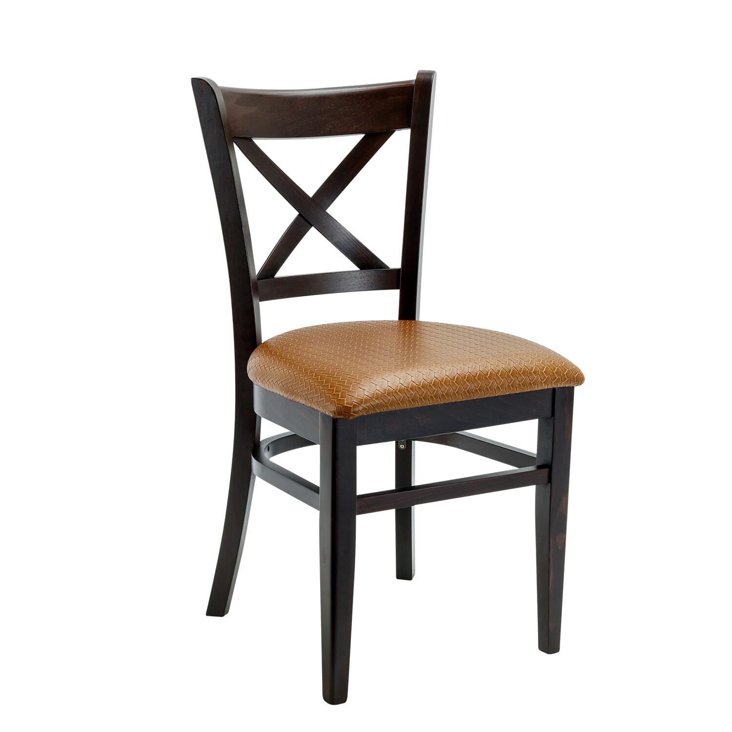 Solid wood cross online back dining chair