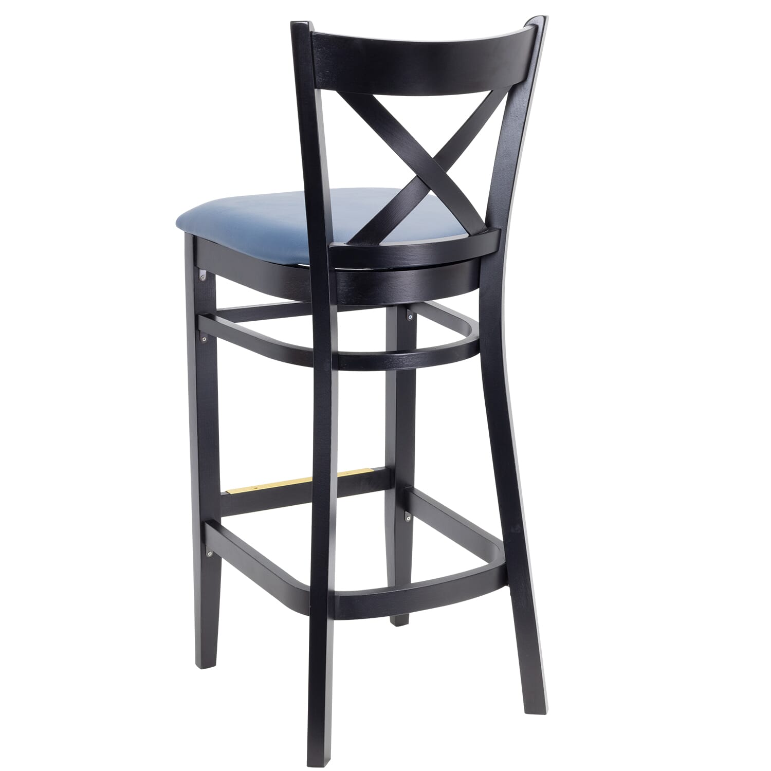 black cross back bar stools