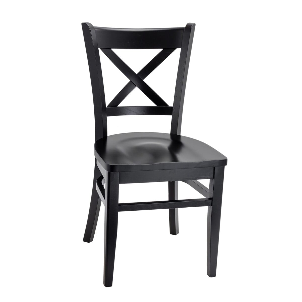 Black crossback chair store