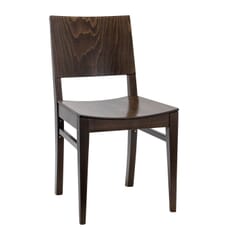 Solid Wood Madison Commercial Chair in Walnut