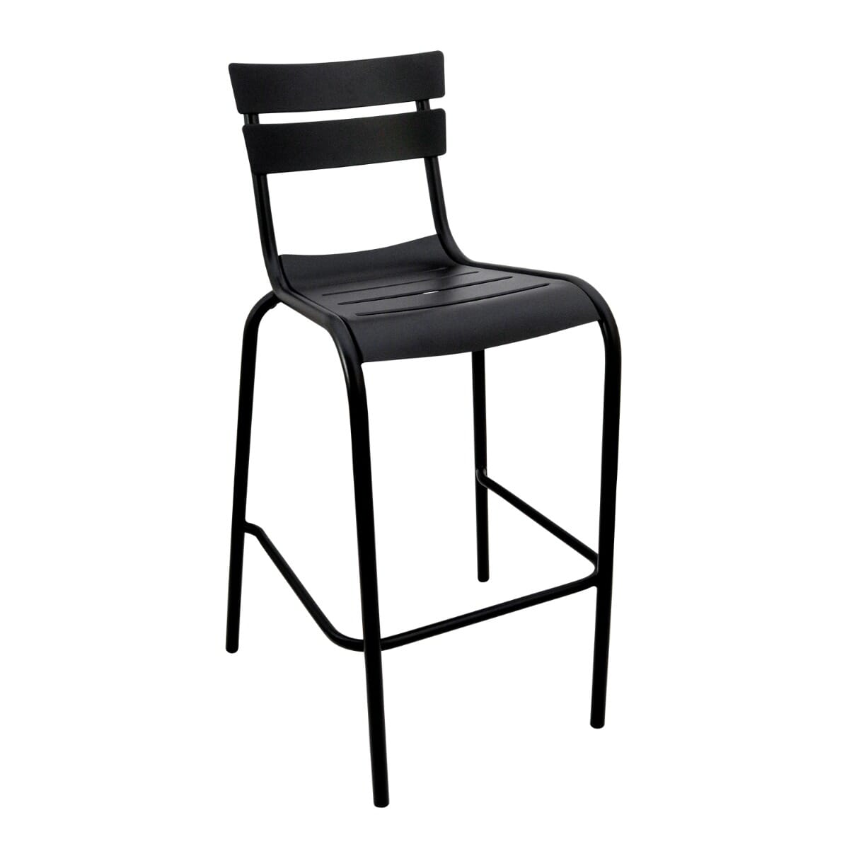 Black aluminum bar stools online