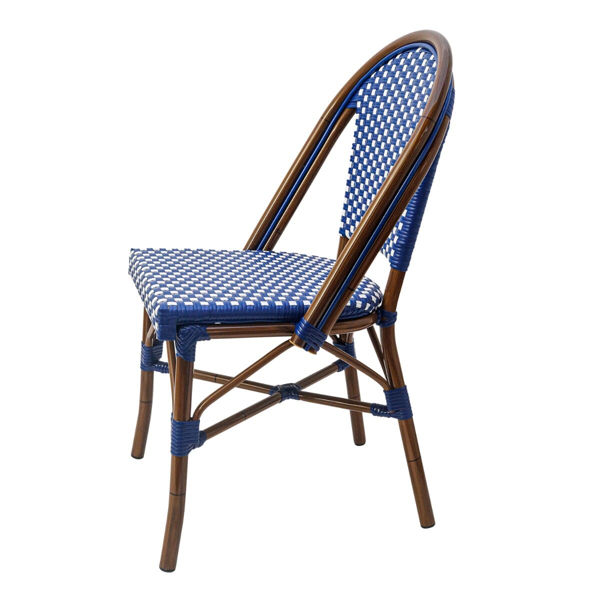 Blue best sale outdoor chair