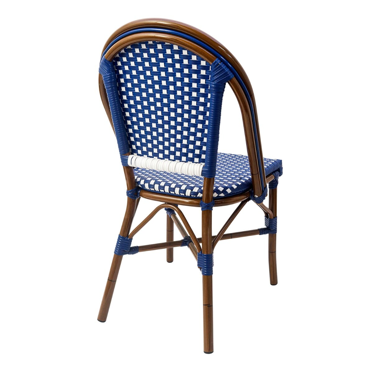 Stackable resin discount wicker outdoor chairs