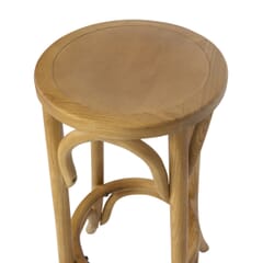  Bistro Style Backless Commercial Bar Stool in Natural
